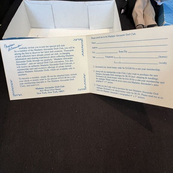 Vitg Madame Alexander Rhett‎ Butler Gone with the Wind Doll #1380 W/ Tag and Box - Picture 10 of 11